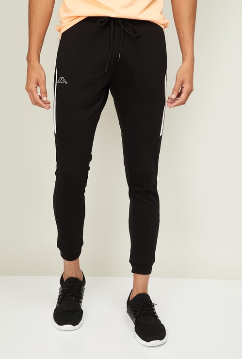 KAPPA Men Solid Slim Fit Elasticated Joggers
