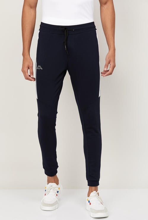 KAPPA Men Solid Slim Fit Elasticated Joggers