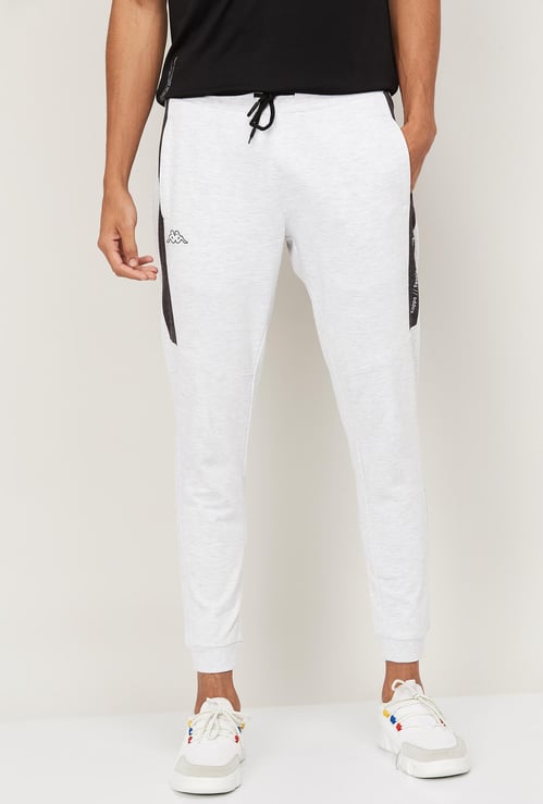 KAPPA Men Solid Slim Fit Elasticated Joggers