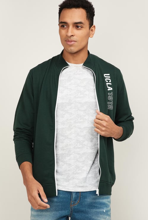UCLA Men Printed Full Sleeves Sweatshirt