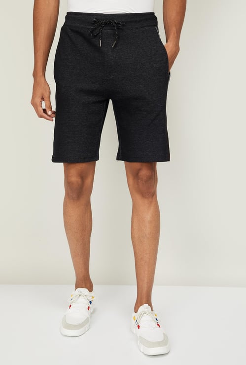 FREE AUTHORITY Men Printed Knitted Regular Fit Shorts