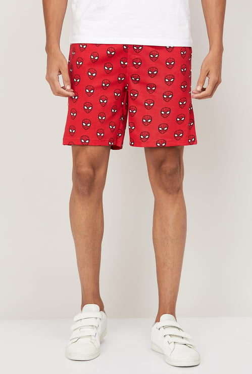 FREE AUTHORITY Men Printed Elasticated Shorts