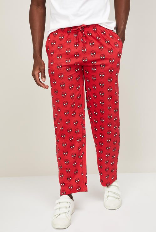 FREE AUTHORITY Men Spiderman Print Track Pants