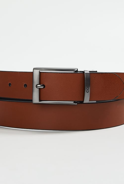 CODE Men Solid Reversible Belt