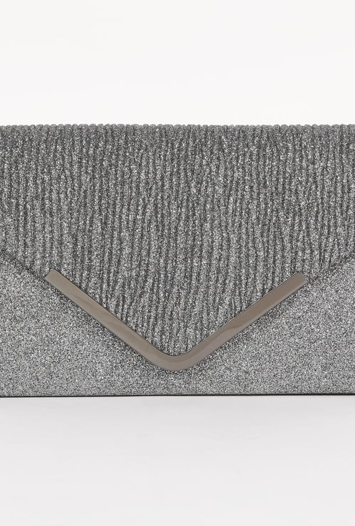 CODE Women Shimmery Clutch
