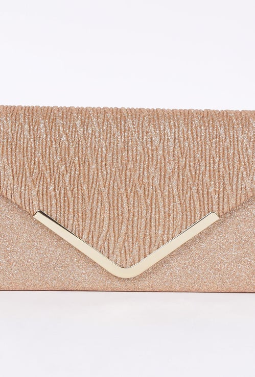 CODE Women Shimmery Clutch