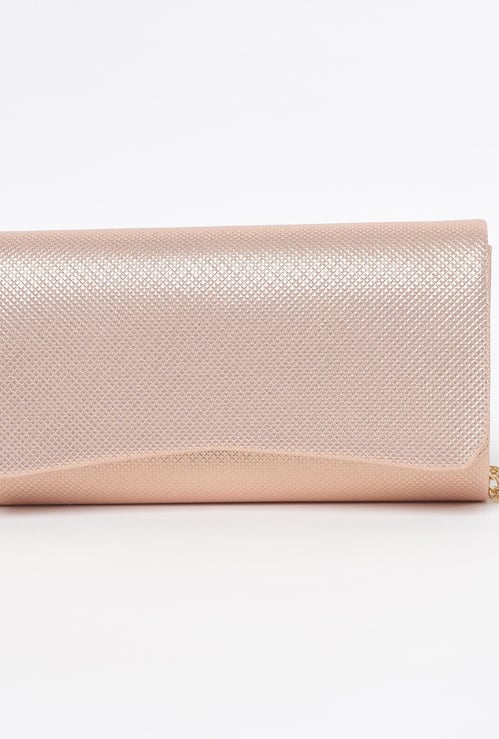 CODE Women Textured Sling Clutch