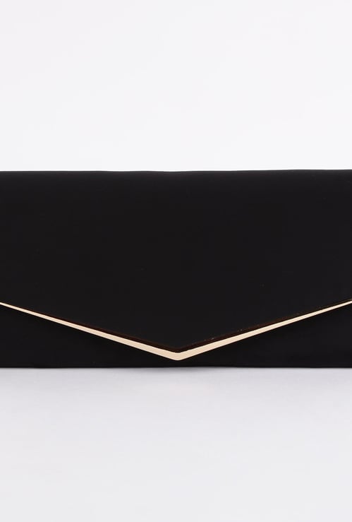 CODE Solid Clutch with Detachable Strap