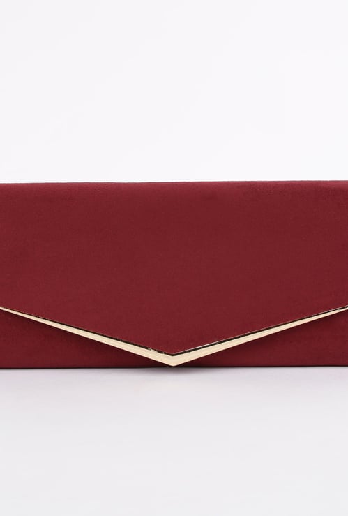 CODE Solid Clutch with Detachable Strap