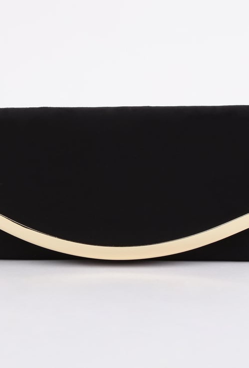 CODE Solid Clutch with Detachable Strap