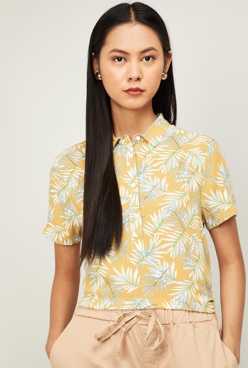 VAN HEUSEN Women Tropical Print Shirt