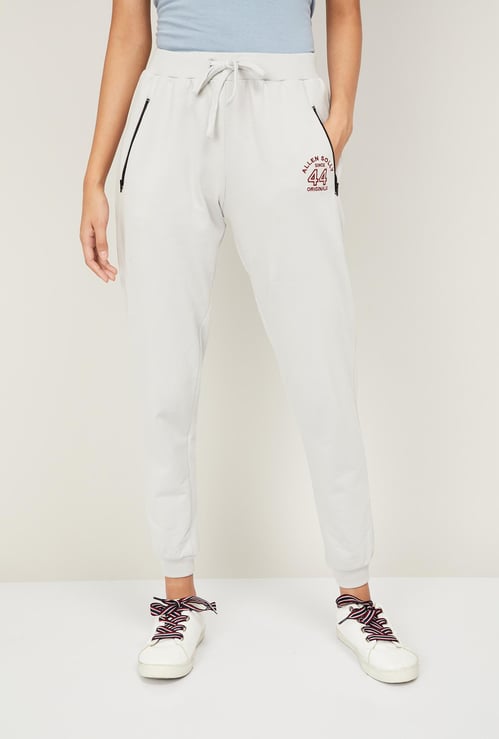 ALLEN SOLLY Women Solid Elasticated Joggers