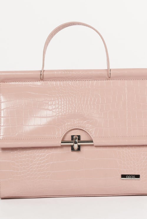 CODE Women Textured Handheld Bag