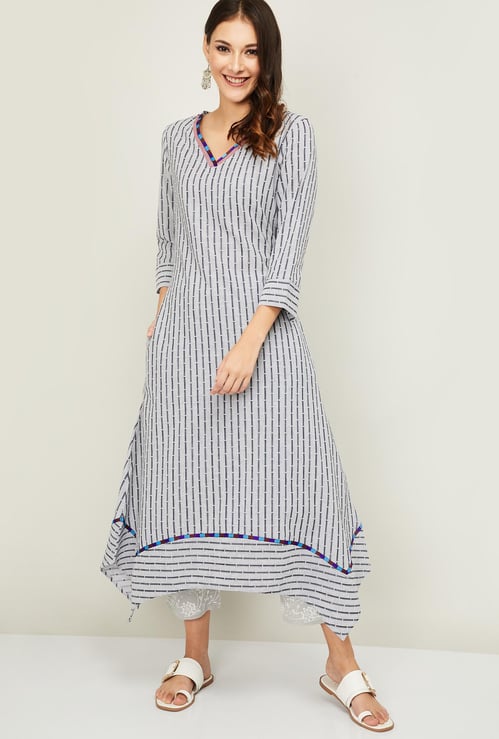 MELANGE Women Printed A-line Kurta