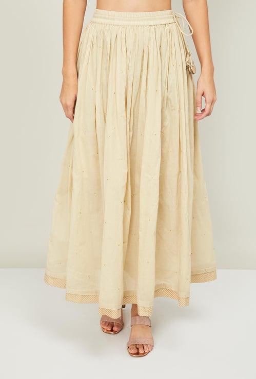 MELANGE Women Printed Ethnic Skirt