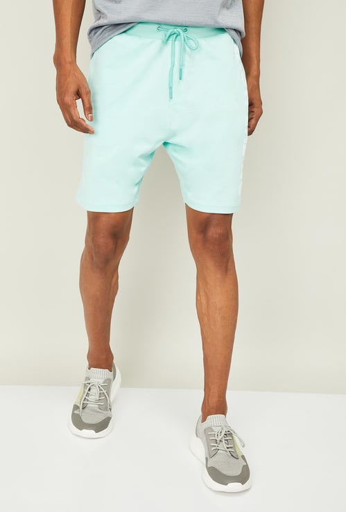 KAPPA Men Solid Elasticated Shorts