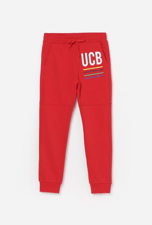 UNITED COLORS OF BENETTON Boys Printed Regular Fit Track Pants