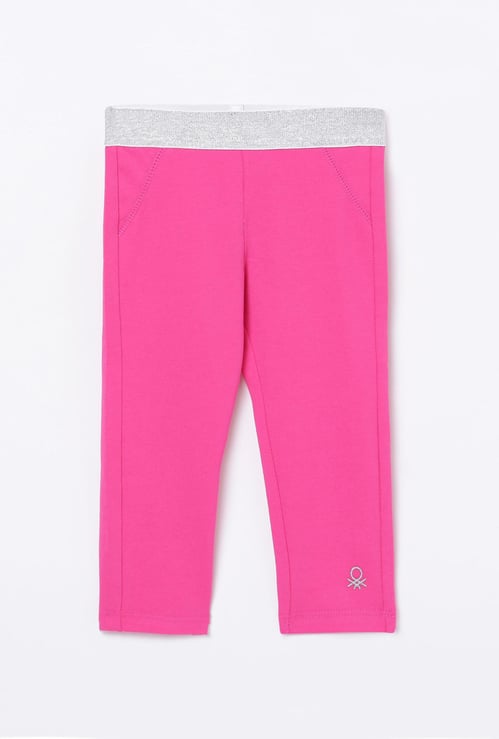 UNITED COLORS OF BENETTON Girls Elasticated Leggings