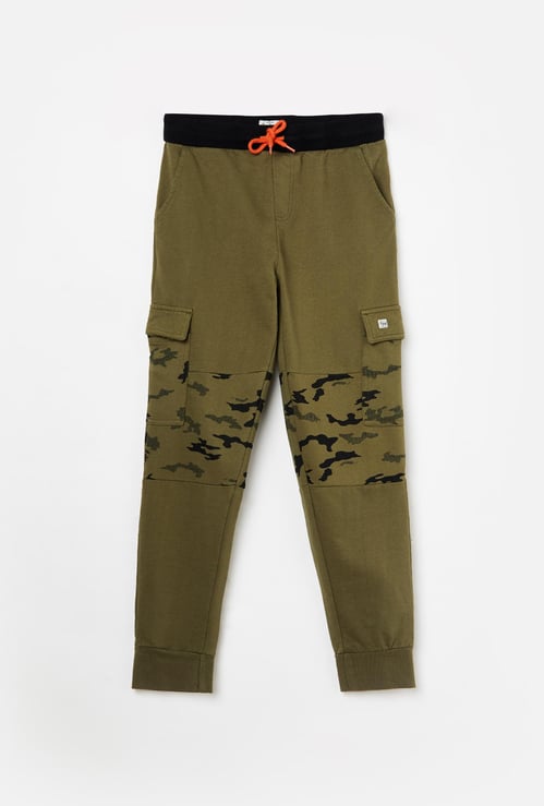 PEPE JEANS Boys Camouflage Print Joggers