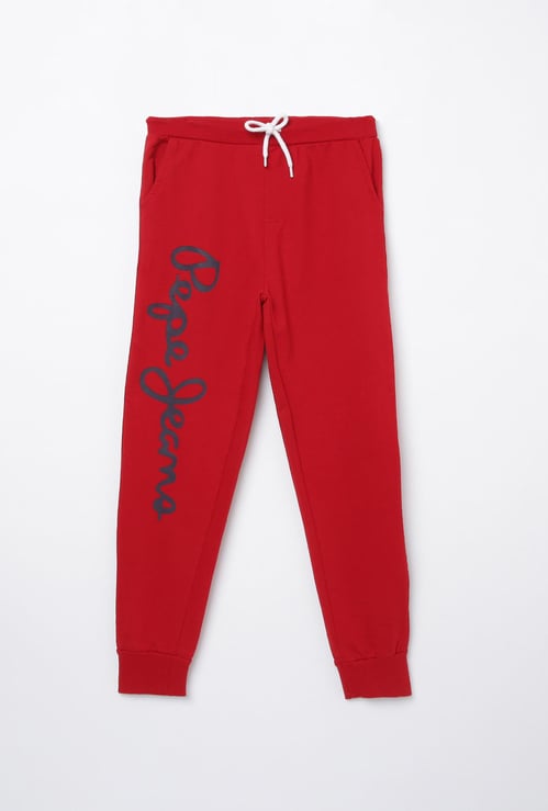 PEPE JEANS Boys Printed Elasticated Joggers
