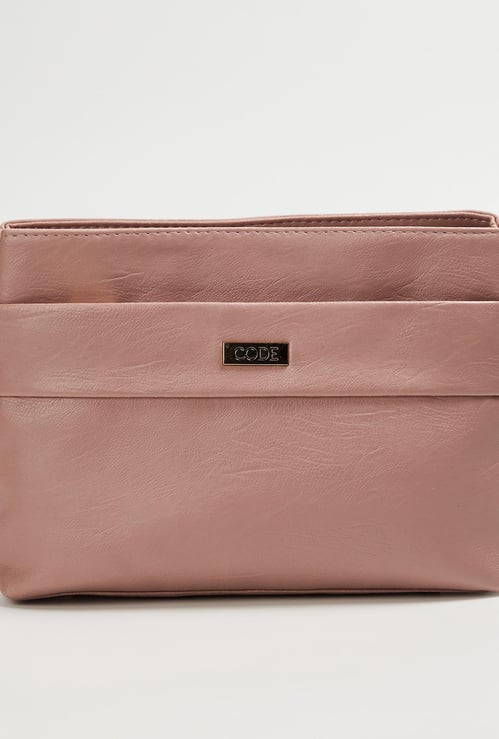 CODE Women Solid Sling Bag