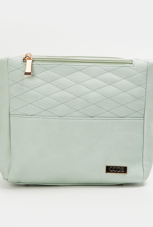 CODE Women Quilted Sling Bag