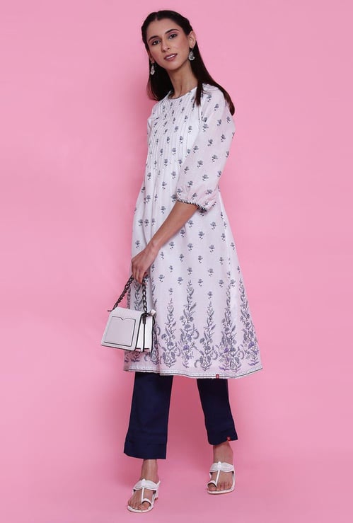 BIBA Women Printed Straight Kurta