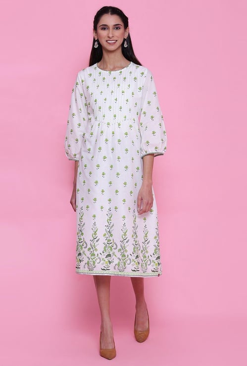 BIBA Women Printed Straight Kurta