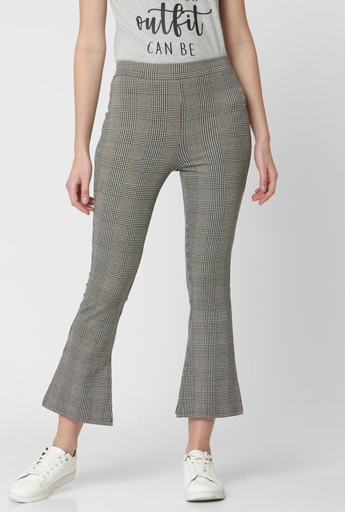 VERO MODA Women Striped Flared Trousers