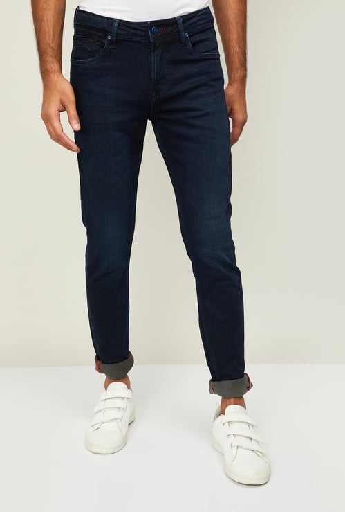 KILLER Men Dark Washed Skinny Fit Jeans