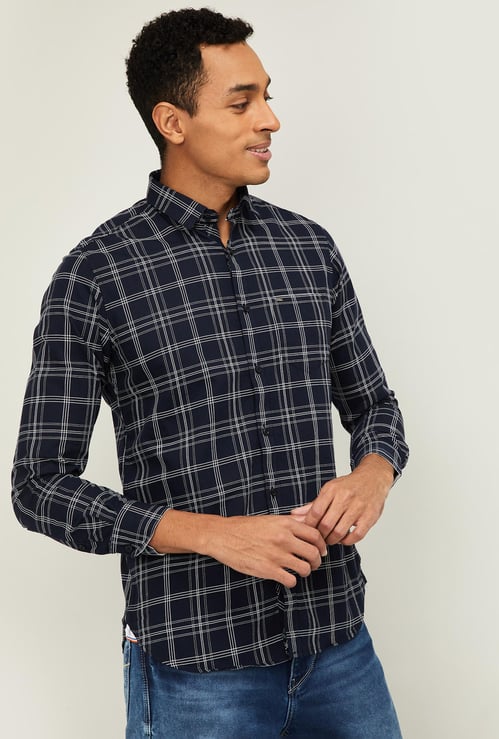 KILLER Men Checked Slim Fit Casual Shirt