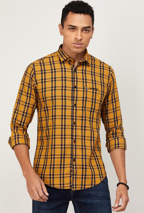 KILLER Men Checked Slim Fit Casual Shirt