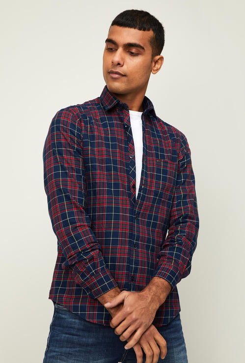 KILLER Men Checked Slim Fit Casual Shirt