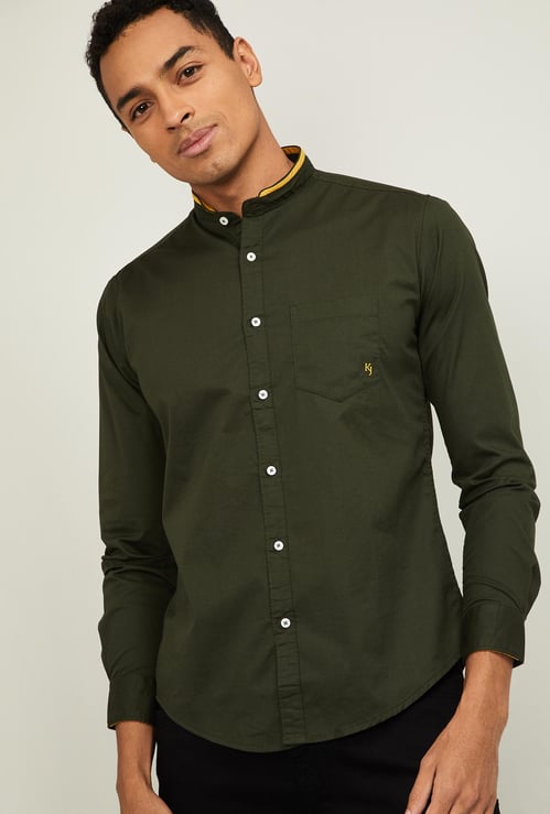 KILLER Men Solid Slim Fit Casual Shirt