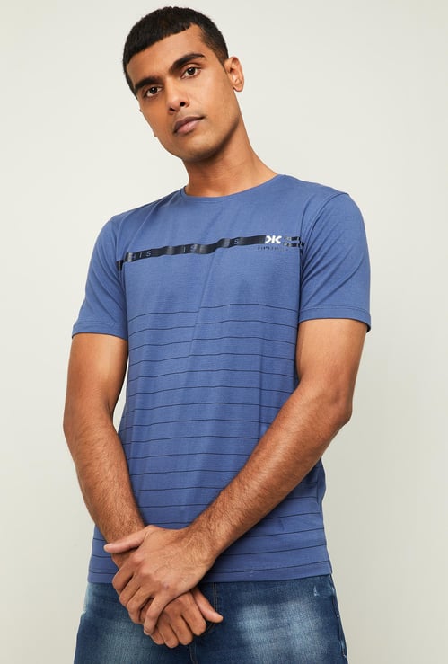 KILLER Men Printed Crew Neck T-shirt