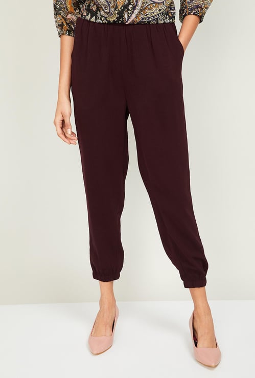BOSSINI Women Solid Elasticated Pants