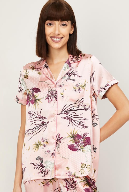 GINGER Women Printed Lounge Shirt