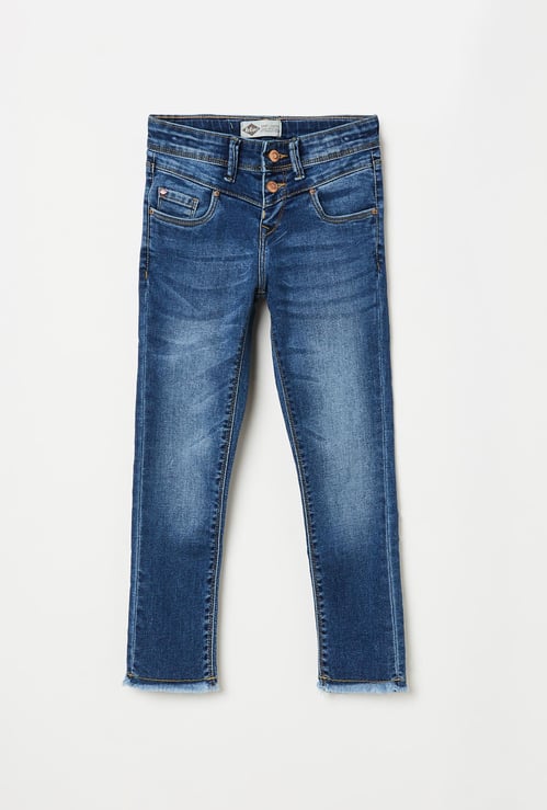 LEE COOPER JUNIORS Girls Light Faded Jeans