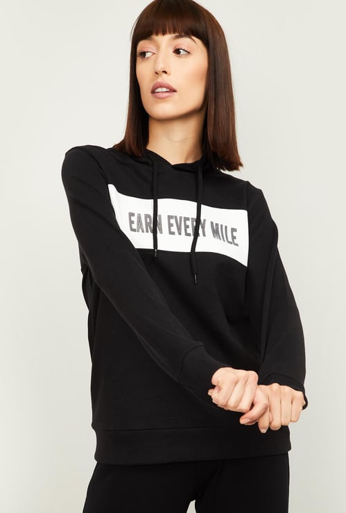 KAPPA Women Printed Sports Sweatshirt