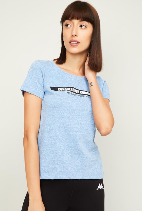 KAPPA Women Printed Sports T-shirt