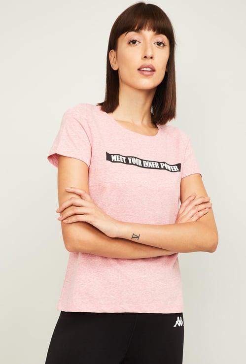 KAPPA Women Printed Sports T-shirt