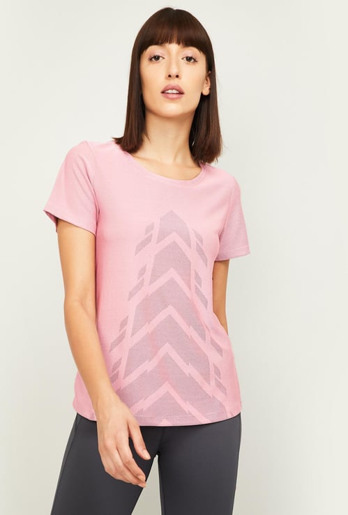 KAPPA Women Printed Sports T-Shirt