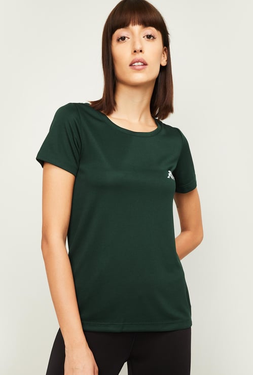 KAPPA Women Solid Sports T-Shirt