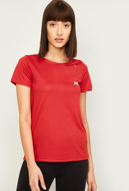 KAPPA Women Solid Sports T-Shirt