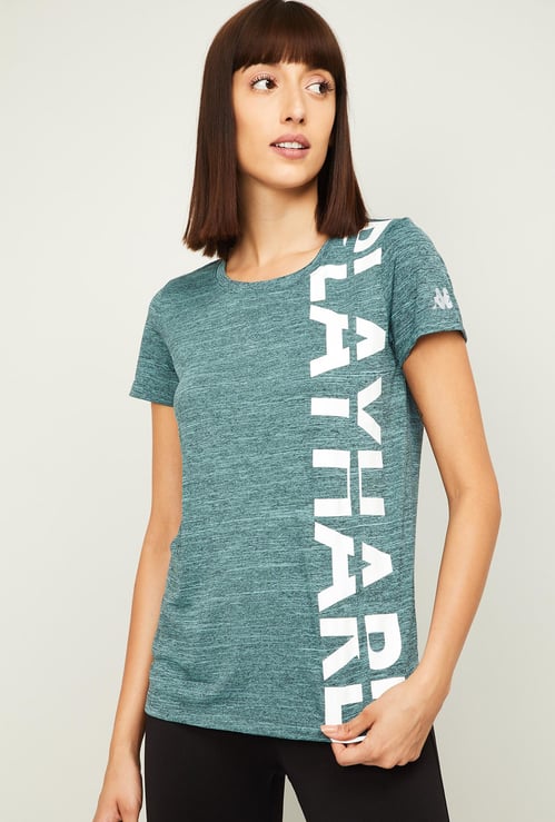 KAPPA Women Printed Sports T-Shirt