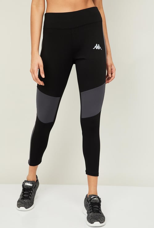 KAPPA Women Colourblocked Elasticated Tights