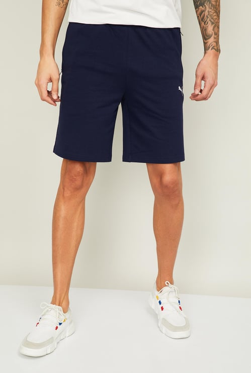 PUMA Men Solid Regular Fit Elasticated Shorts