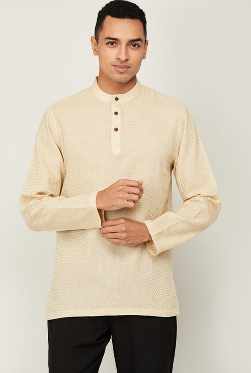 MELANGE Men Printed Full Sleeves Kurta