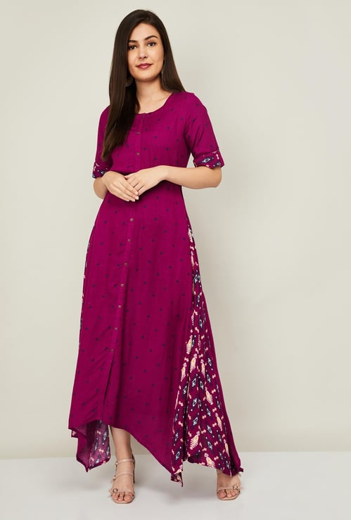 RANGRITI Women Printed Maxi Dress