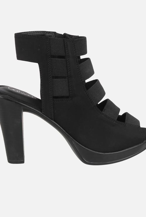 CATWALK Women Solid Gladiator Block Heels